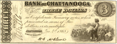 Bk Chattanooga $3 G-87